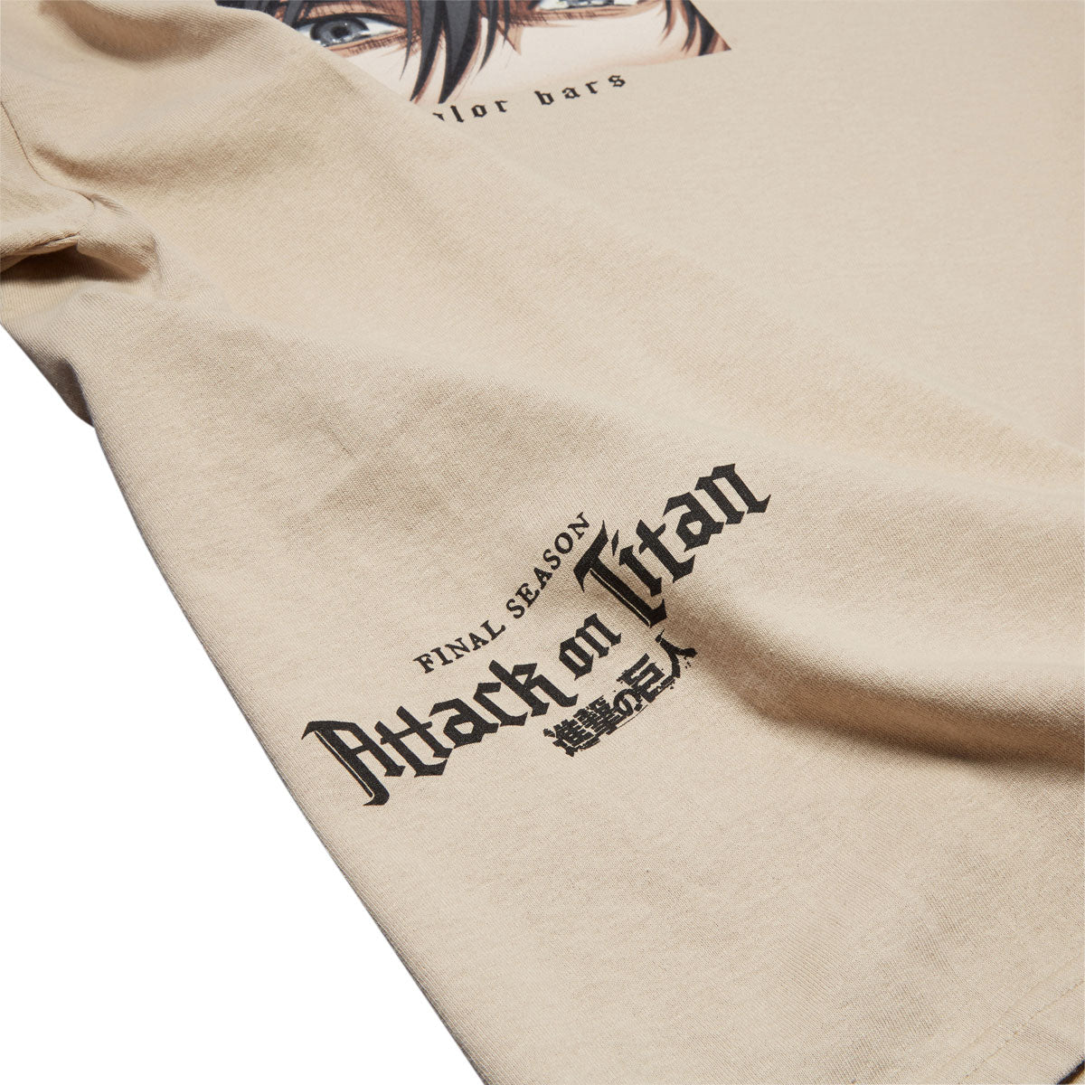 Color Bars x Attack on Titan Witness T-Shirt - Sand image 3