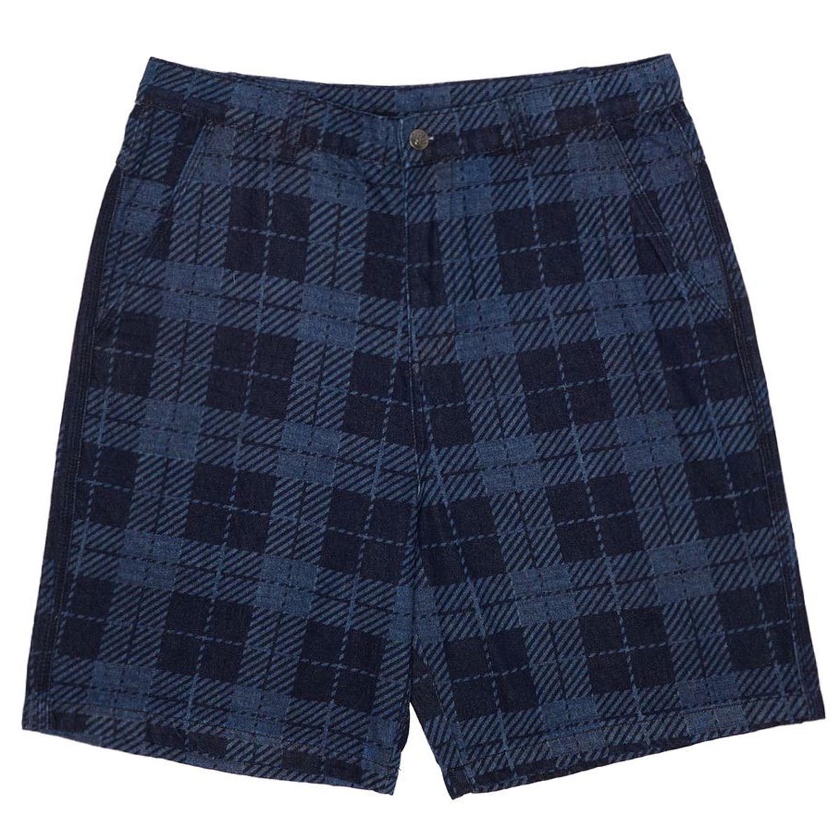 WKND Gene's Shorts - Plaid Blues image 1