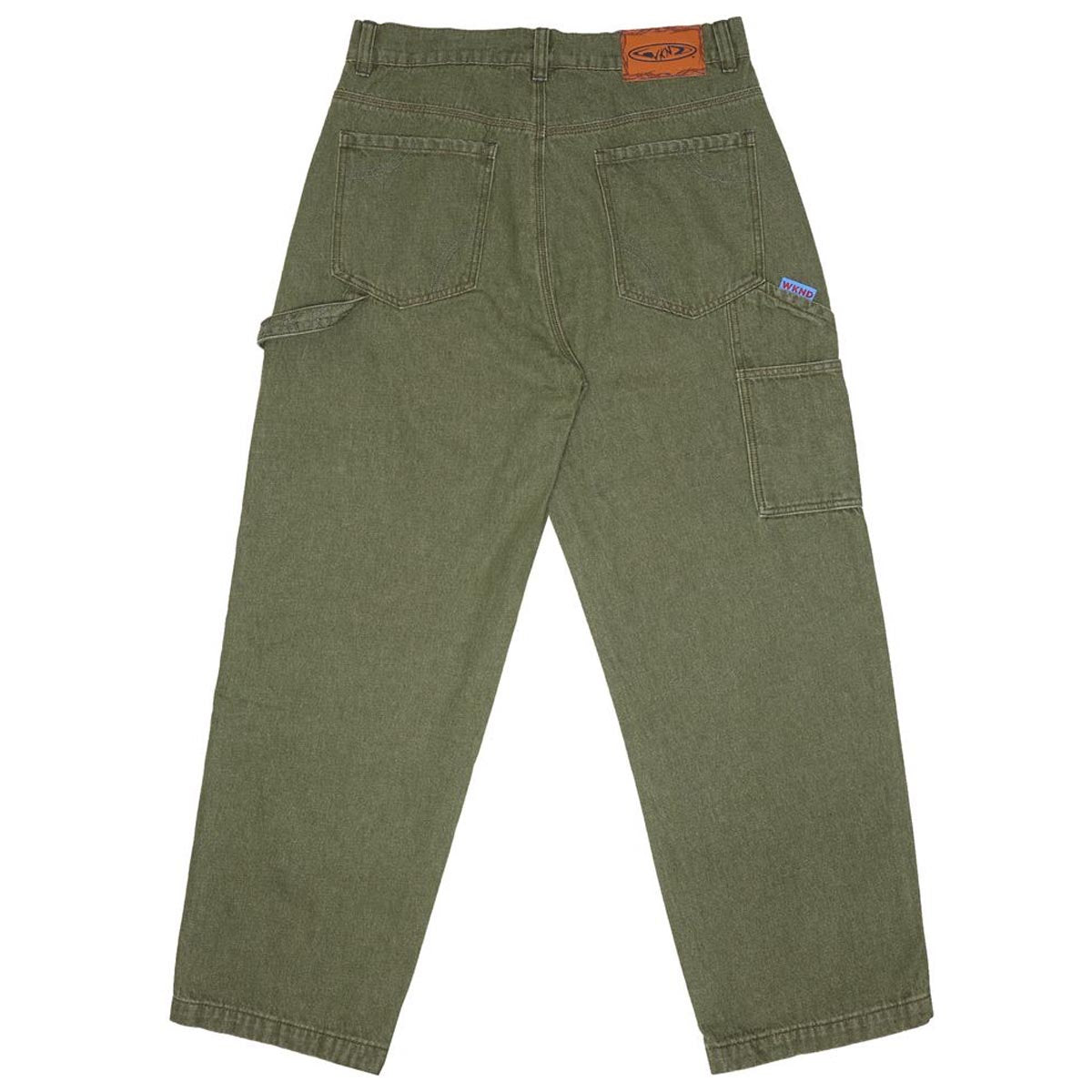 WKND Damn Near Carpenters Single Knee Jeans - Green image 2