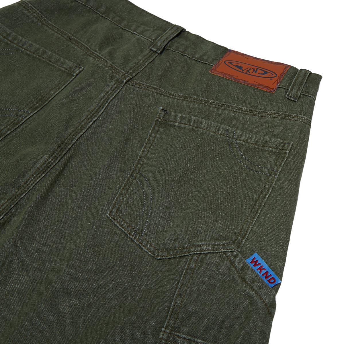 WKND Damn Near Carpenters Single Knee Jeans - Green image 4