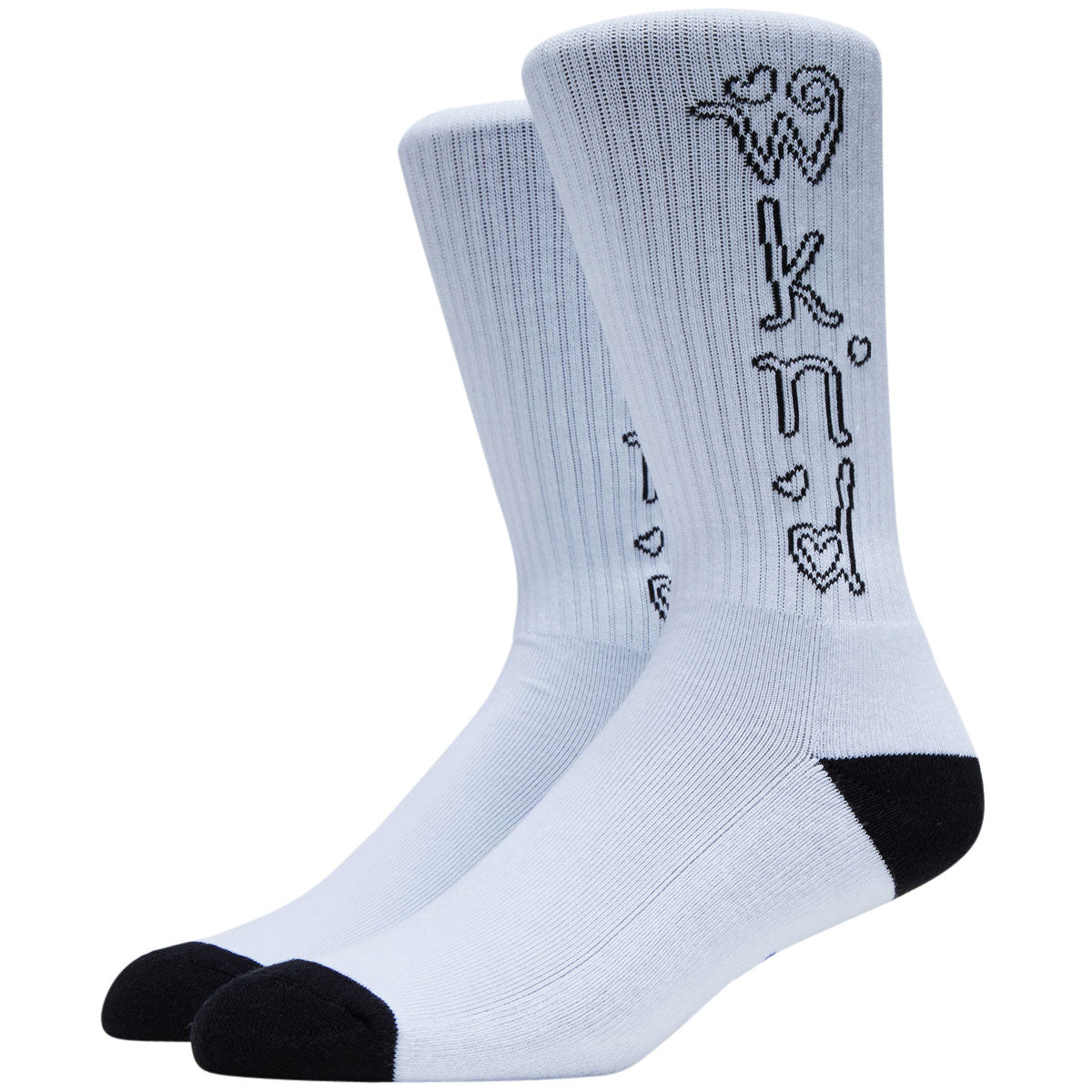 WKND Heart Socks - White image 1