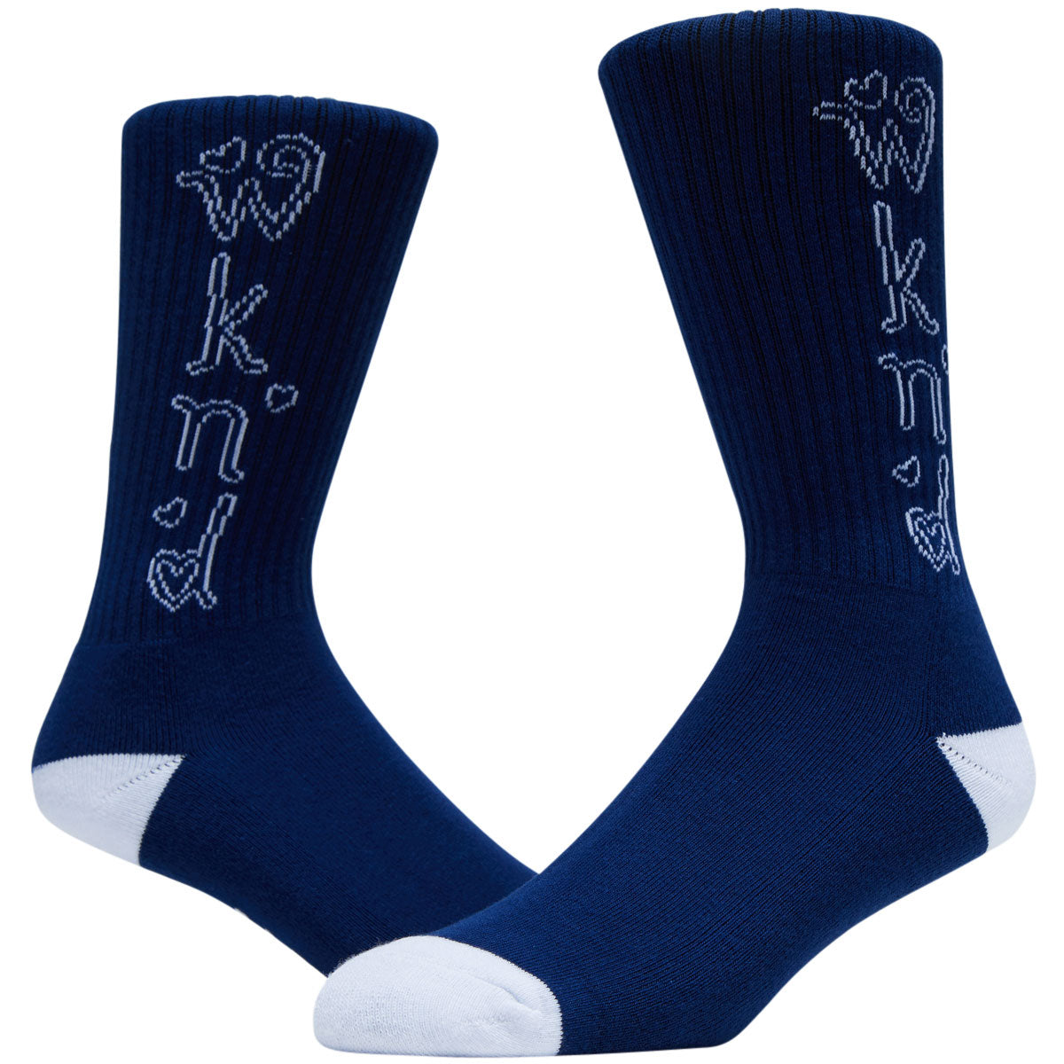 WKND Heart Socks - Navy image 2