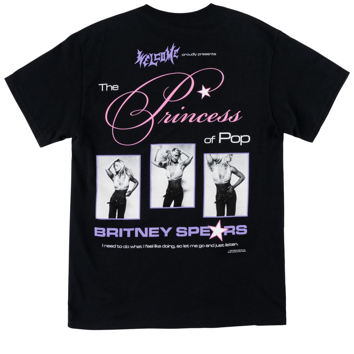 Welcome x Britney Princess T-Shirt - Black image 1