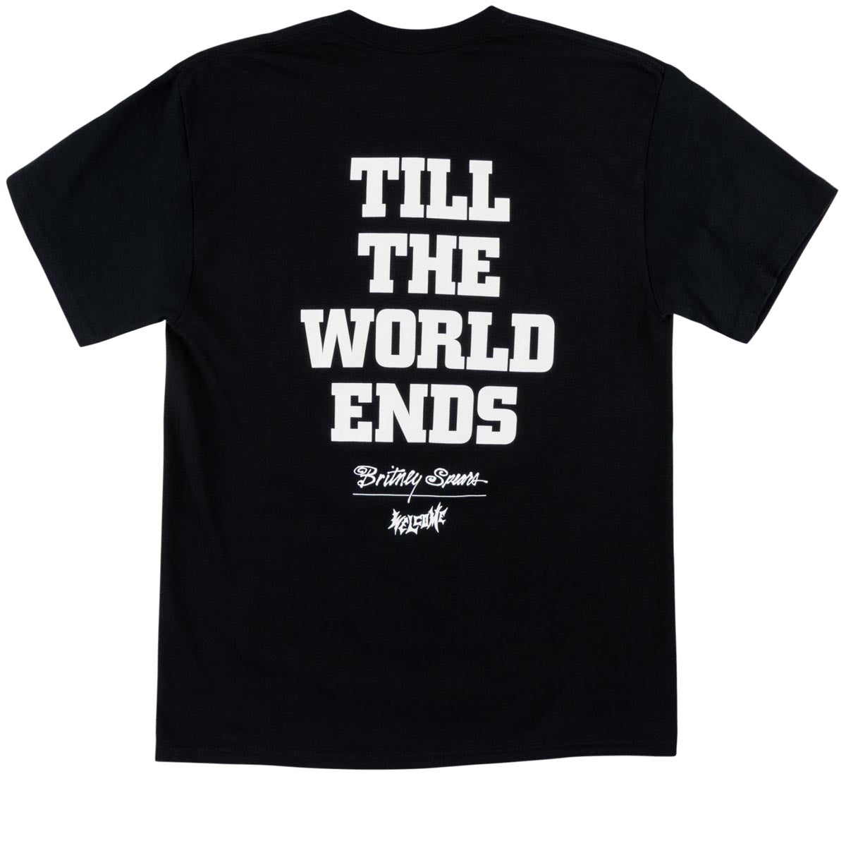 Welcome x Britney World Ends T-Shirt - Black image 1