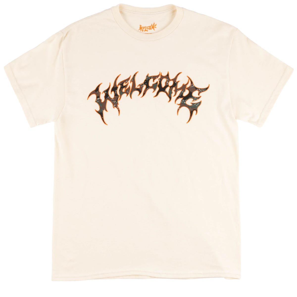 Welcome Barb Fill T-Shirt - Bone/Camo image 1