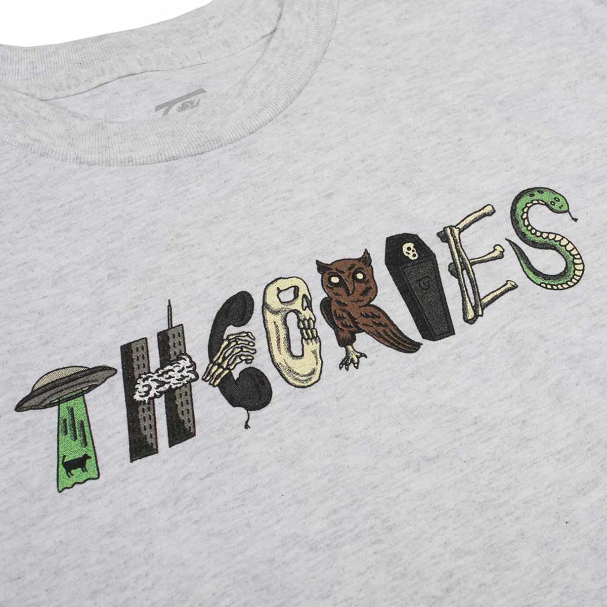 Theories Symbols T-Shirt - Ash image 2