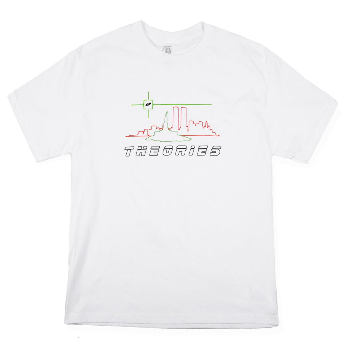 Theories Crosshairs T-Shirt - White image 1