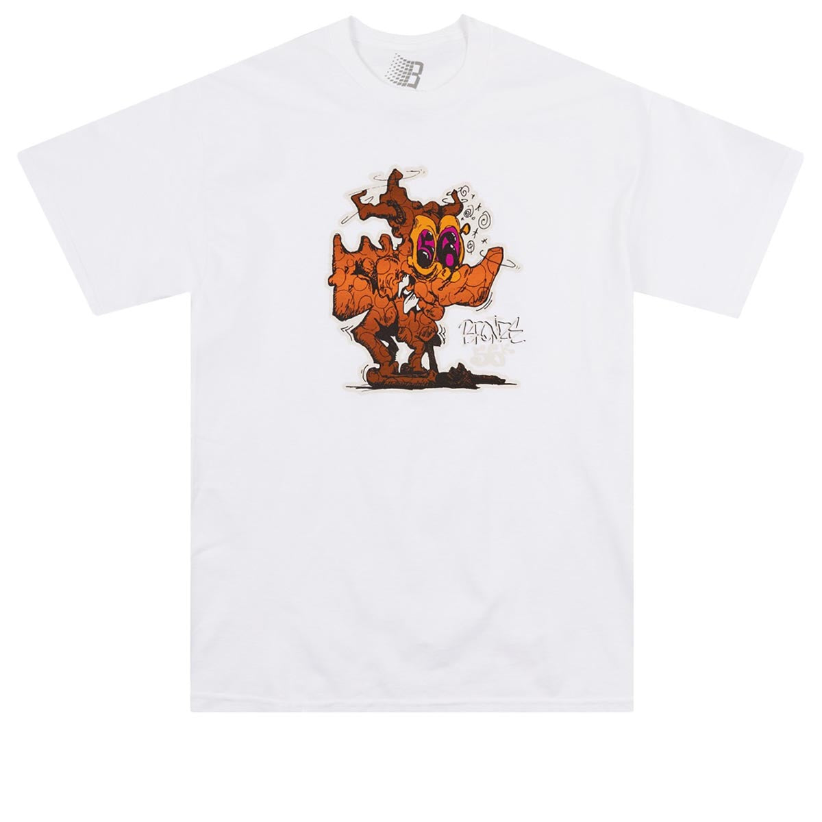 Bronze 56k Strickland T-Shirt - White image 1