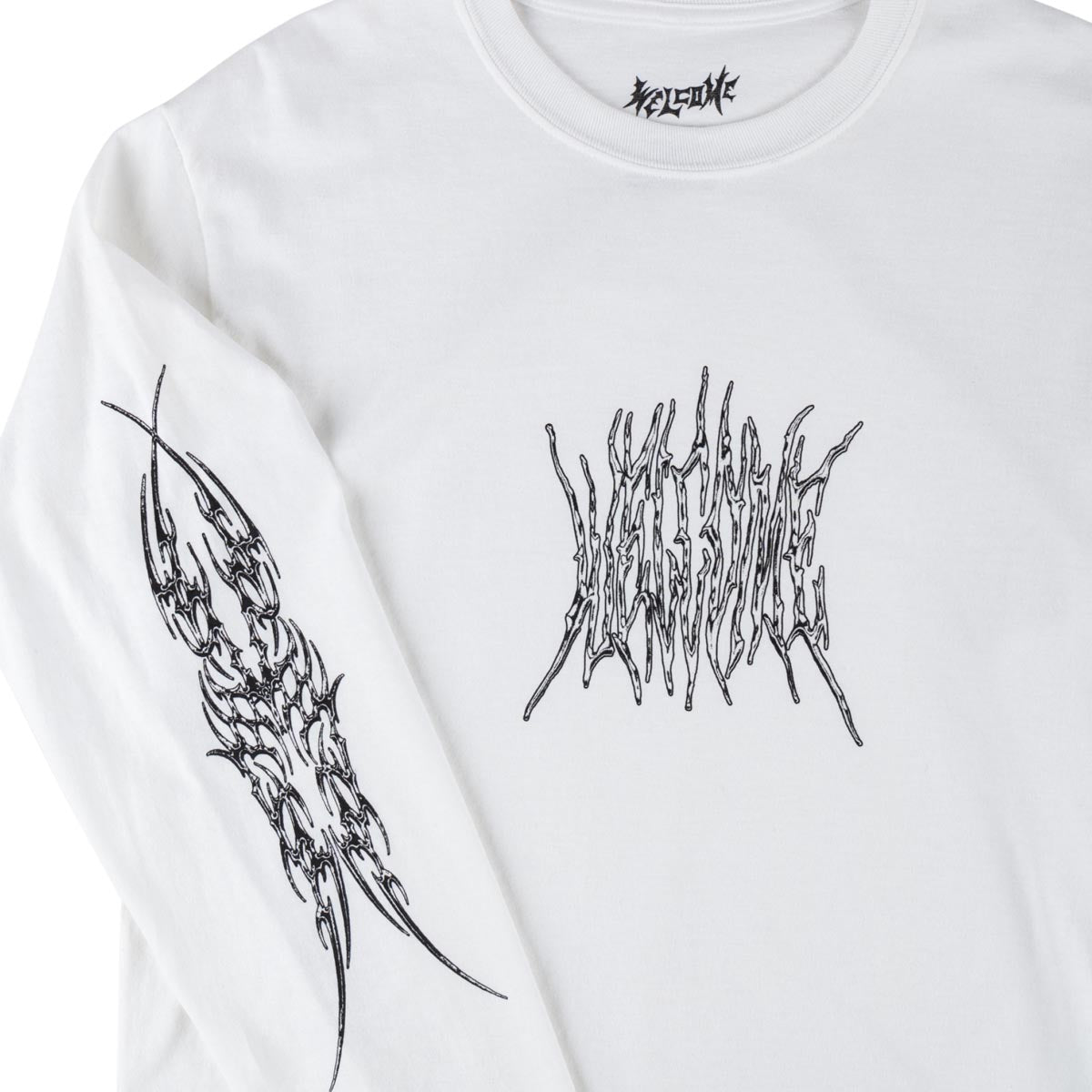 Welcome Chasm Long Sleeve T-Shirt - White image 3