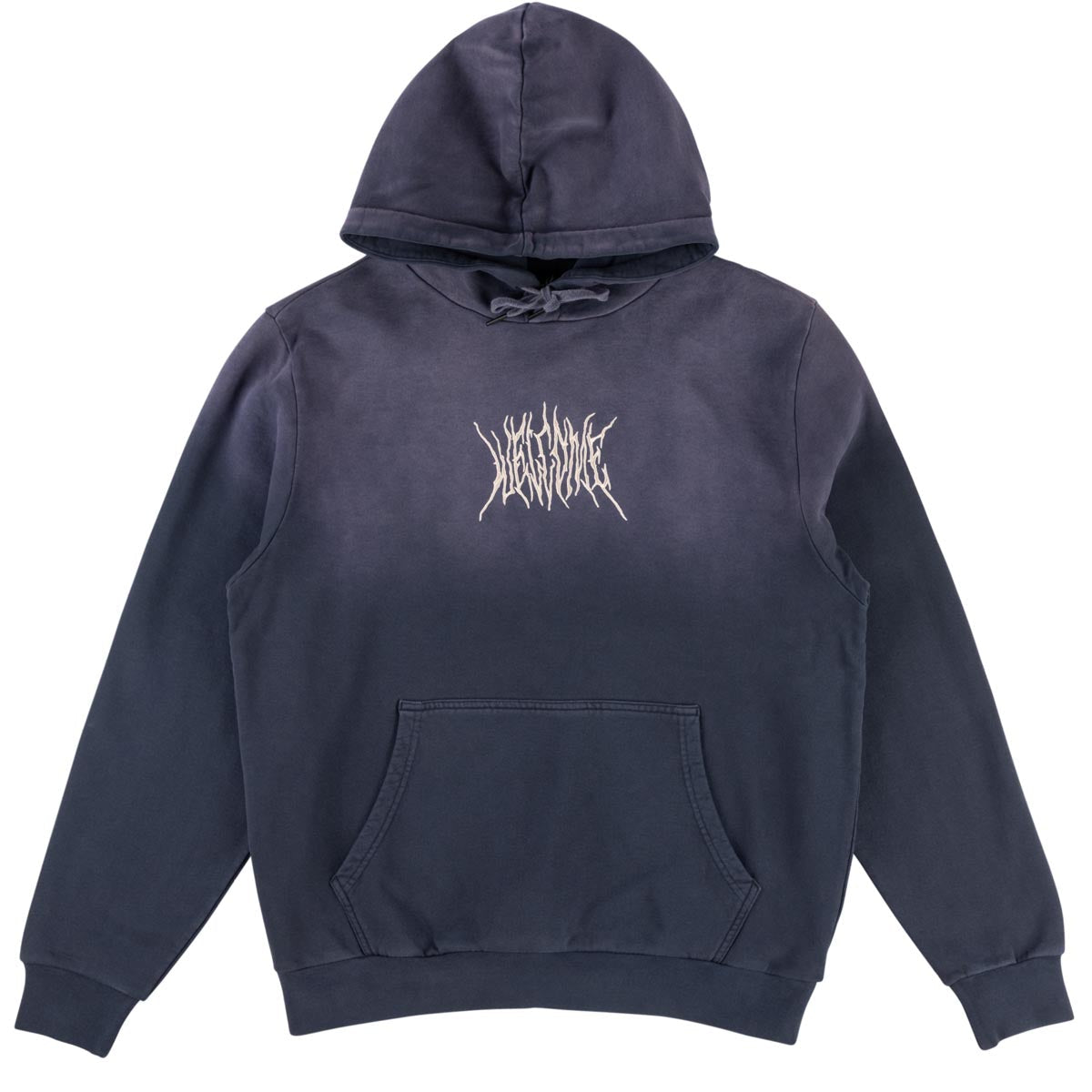 Welcome Chasm Embd Enzyme Wash Hoodie - Dark Sapphire image 3