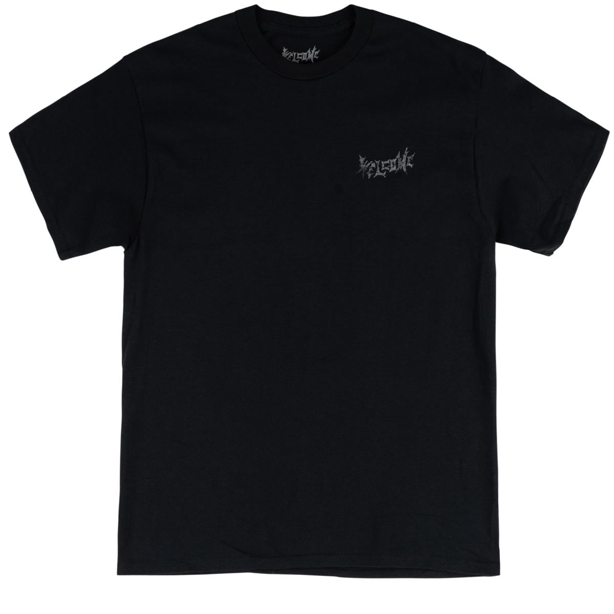 Welcome Distress Vamp T-Shirt - Black image 2