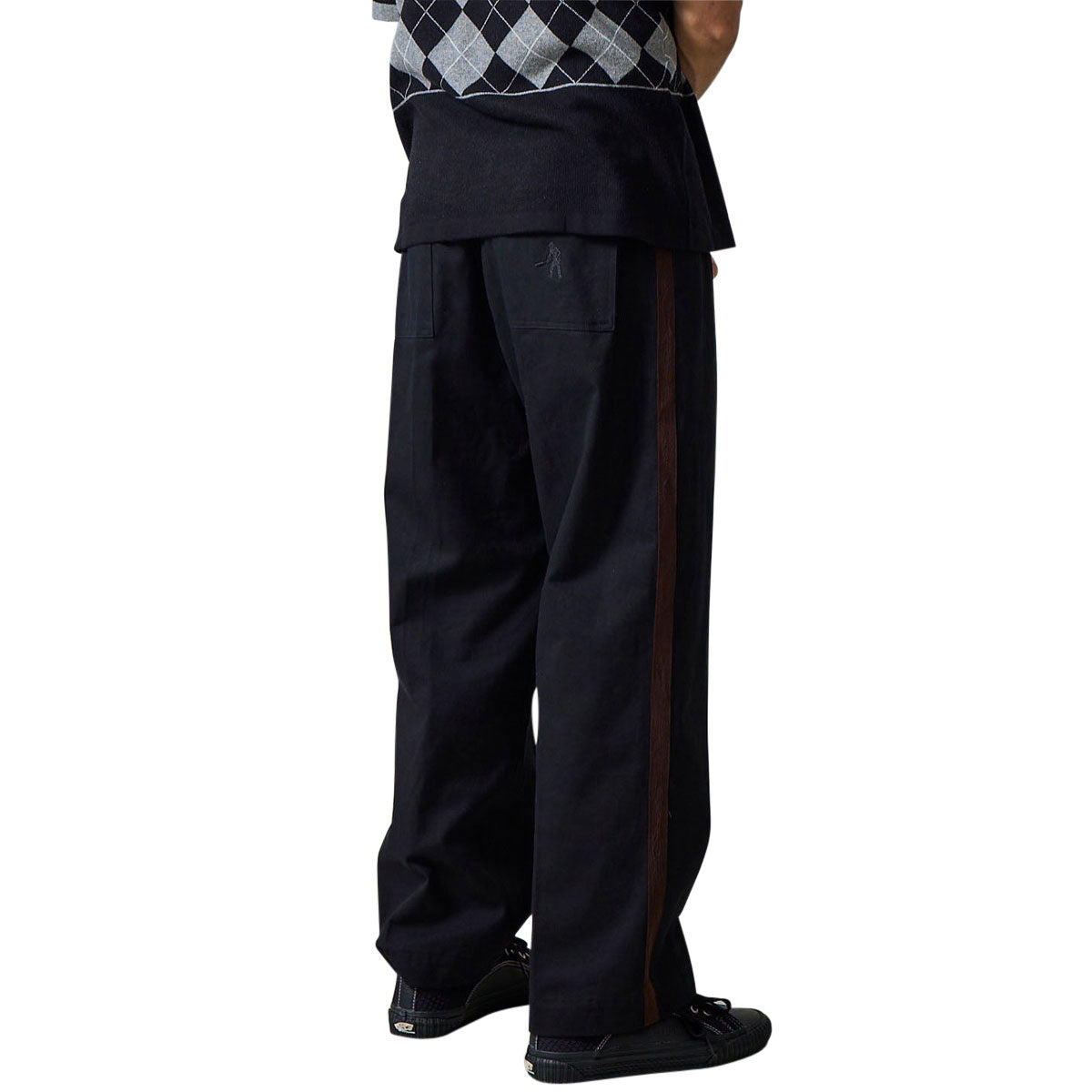 Passport Leagues Club Side Stripe Pants - Black/Brown image 5