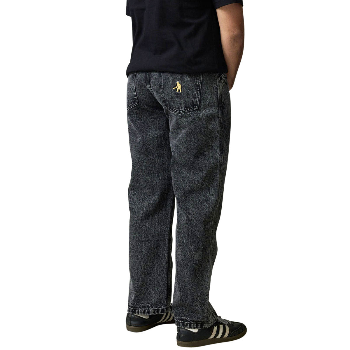 Passport Workers Club Denim Jeans - Grey Over-Dye image 3