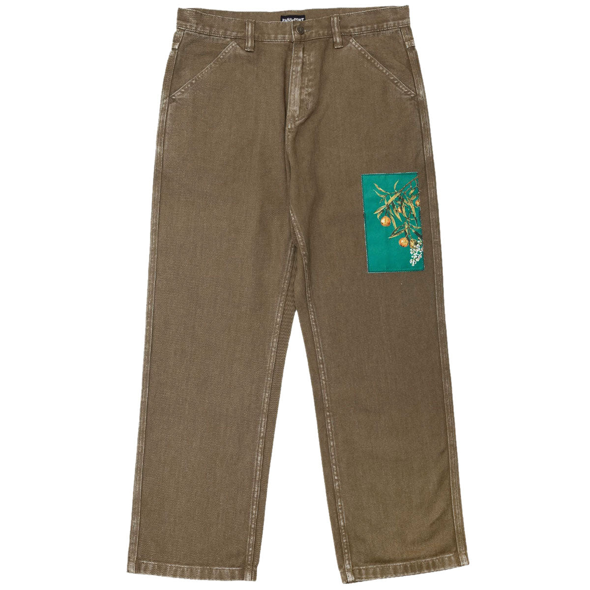 Passport Quandong Workers Club Denim Jeans - Washed Brown image 1