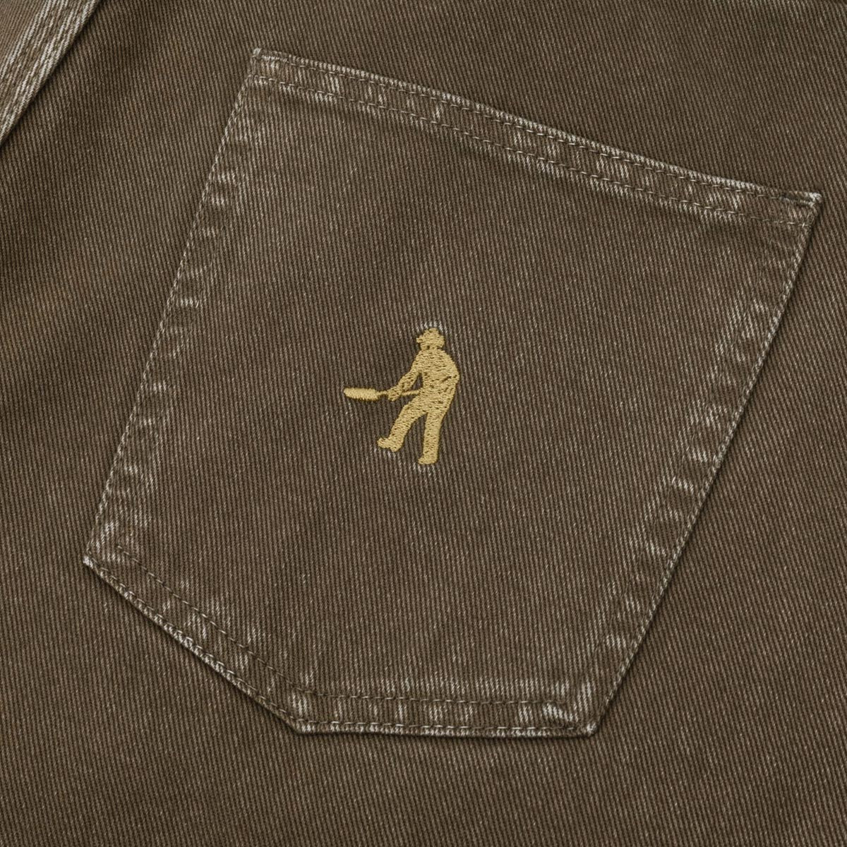 Passport Quandong Workers Club Denim Jeans - Washed Brown image 3