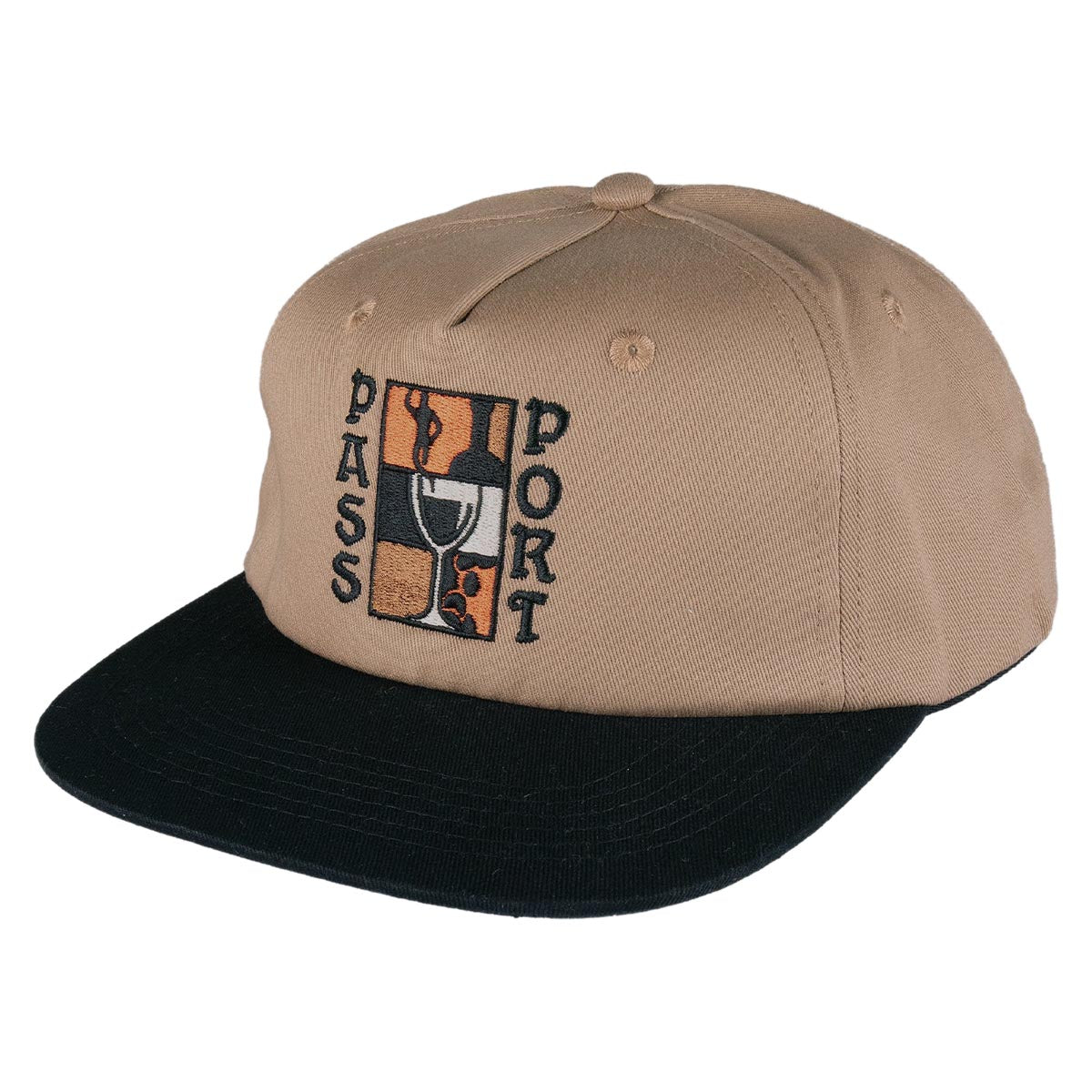 Passport Dine Em' Workers Hat - Black/Sand image 1