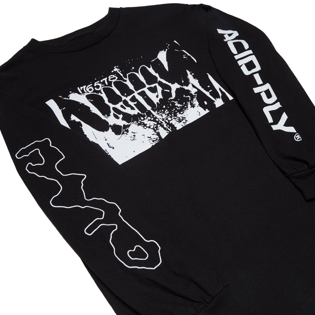 Quasi Rephlex Long Sleeve T-Shirt - Black image 2