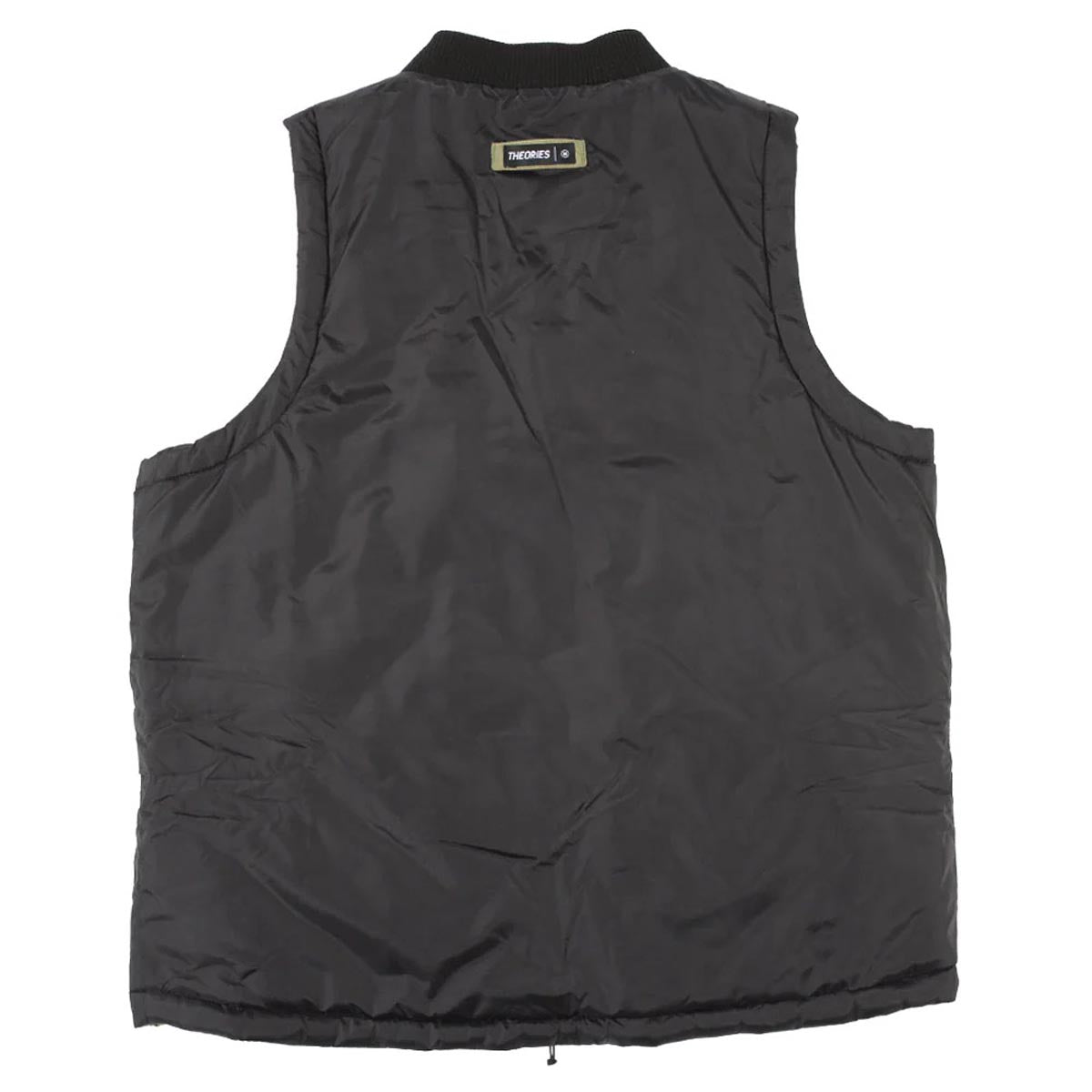 Theories Newton Quilted Reversible Vest Jacket - Sage/Black image 4