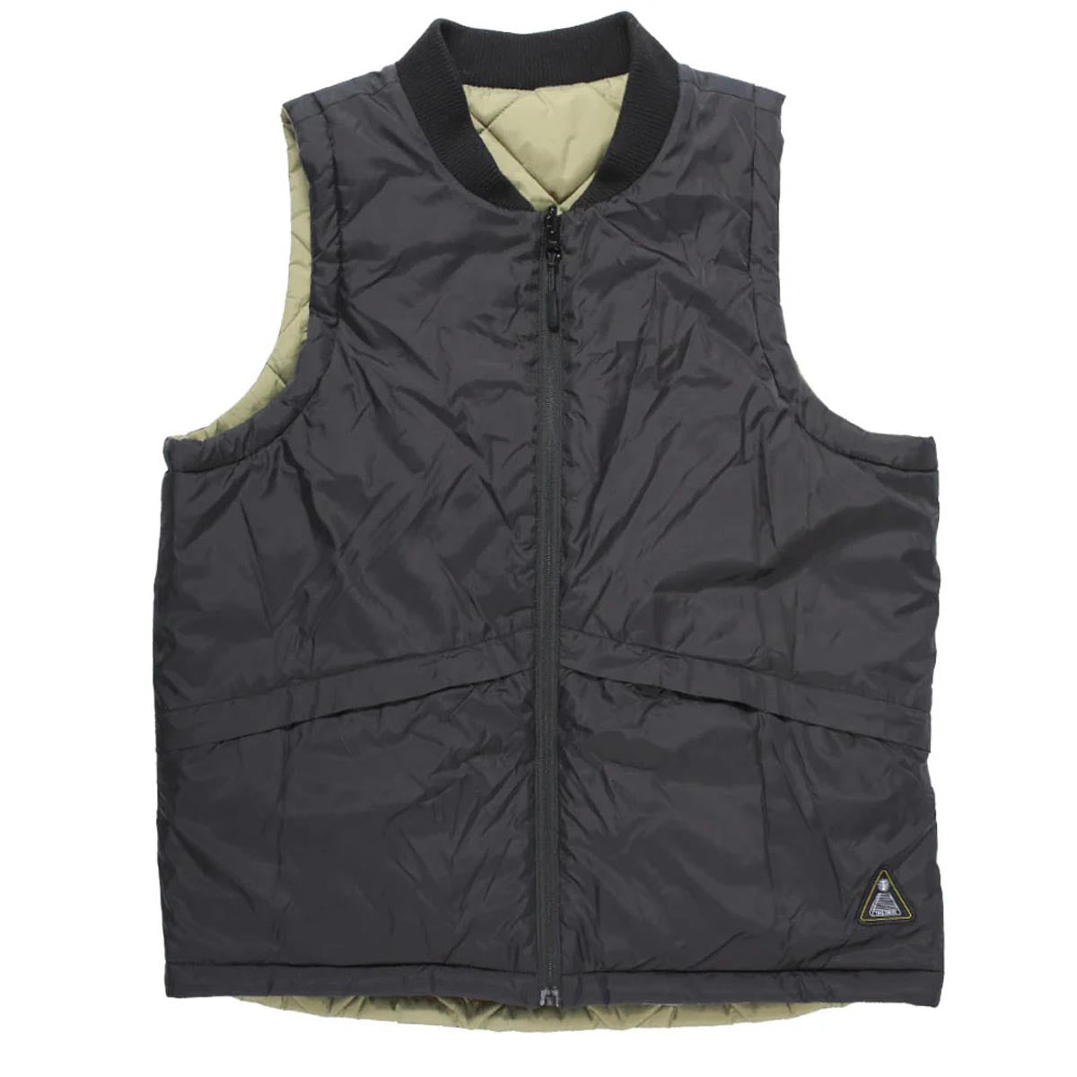 Theories Newton Quilted Reversible Vest Jacket - Sage/Black image 5