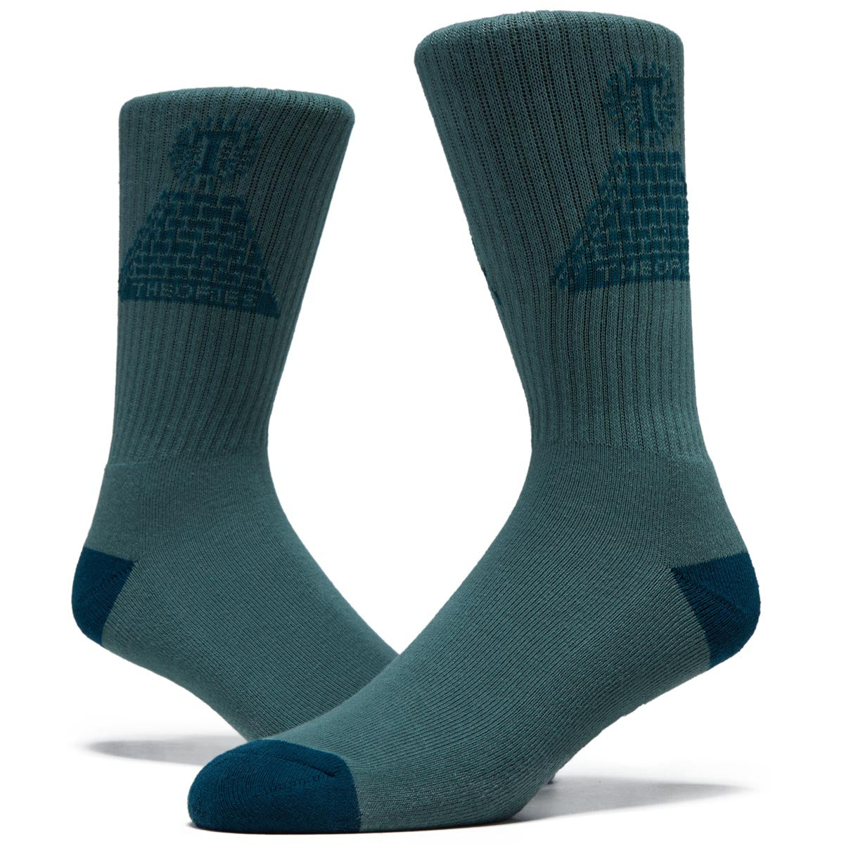 Theories Theoramid Socks - Laurel/Sea Blue image 2