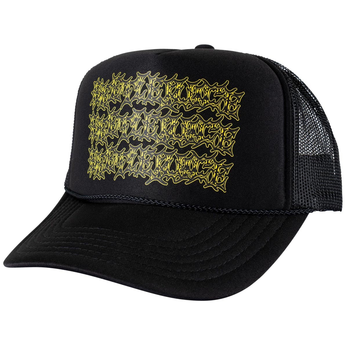 Welcome x Beetlejuice Three Times Trucker Hat - Black image 1