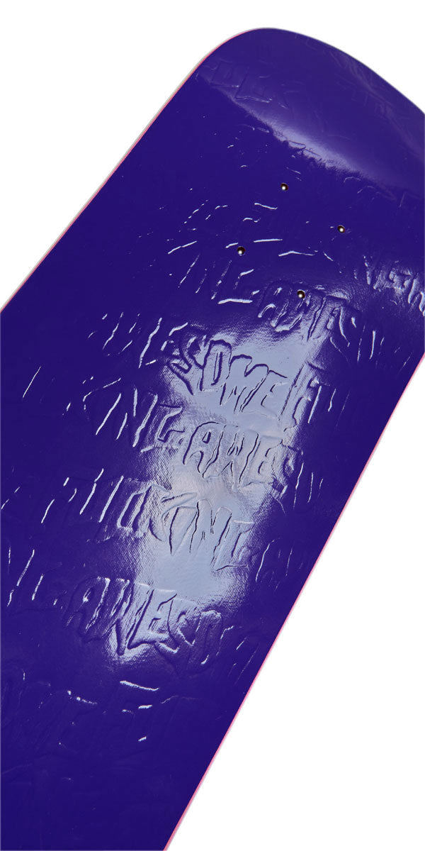 Fucking Awesome Purple Stamp Embossed Skateboard Deck - 8.25