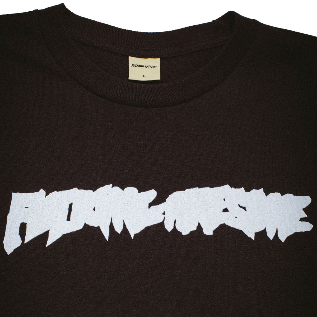 Fucking Awesome Ink Trap Stamp Logo T-Shirt - Black image 2