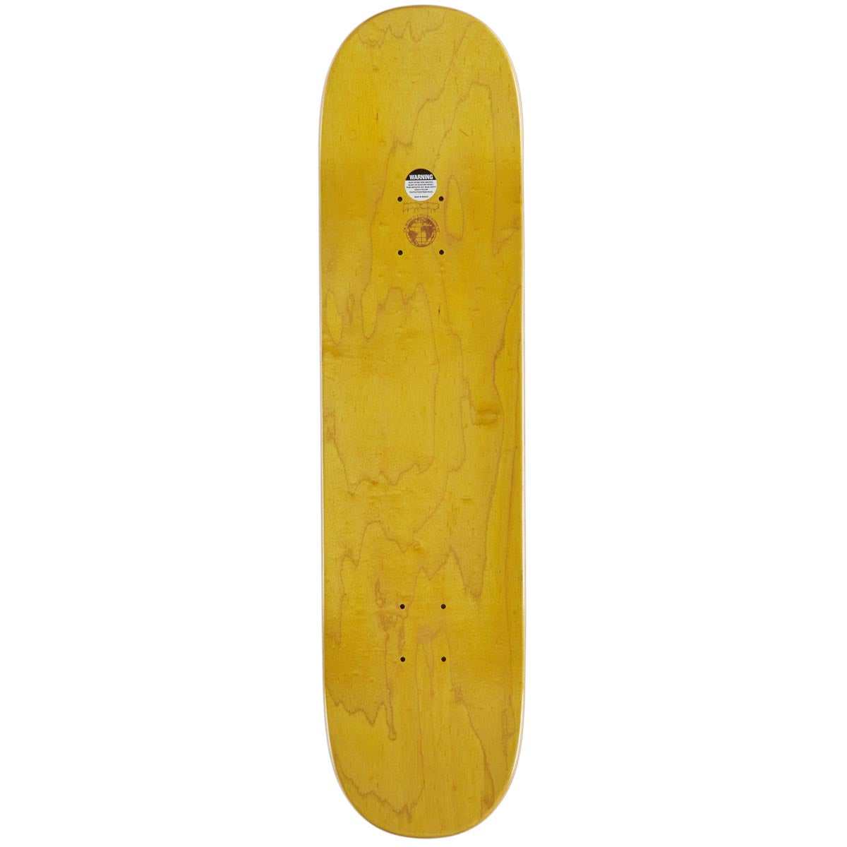 Fucking Awesome Khaki Stamp Embossed Skateboard Deck - 8.00