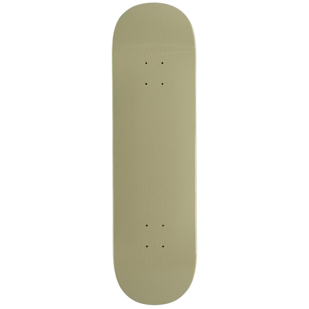 Fucking Awesome Khaki Stamp Embossed Skateboard Deck - 8.38