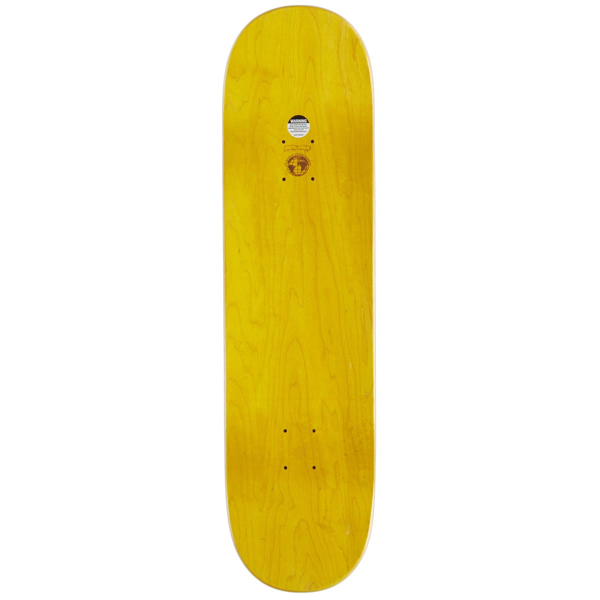 Fucking Awesome Khaki Stamp Embossed Skateboard Deck - 8.38