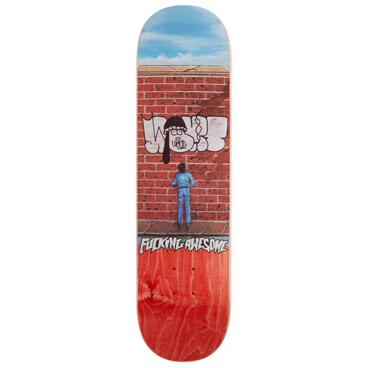 Fucking Awesome Wanto Dill Crime Face Skateboard Deck - 8.18