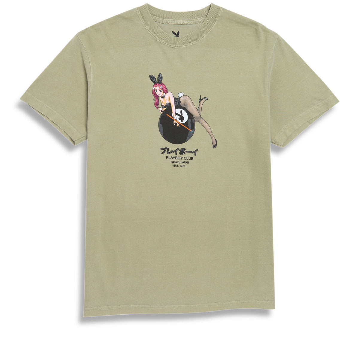 Color Bars x Playboy 8 Ball T-Shirt - Khaki image 1