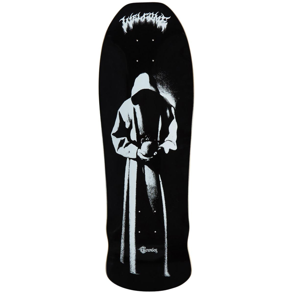 Welcome Contemplation On An Early Grab Skateboard Deck - Black - 10.00