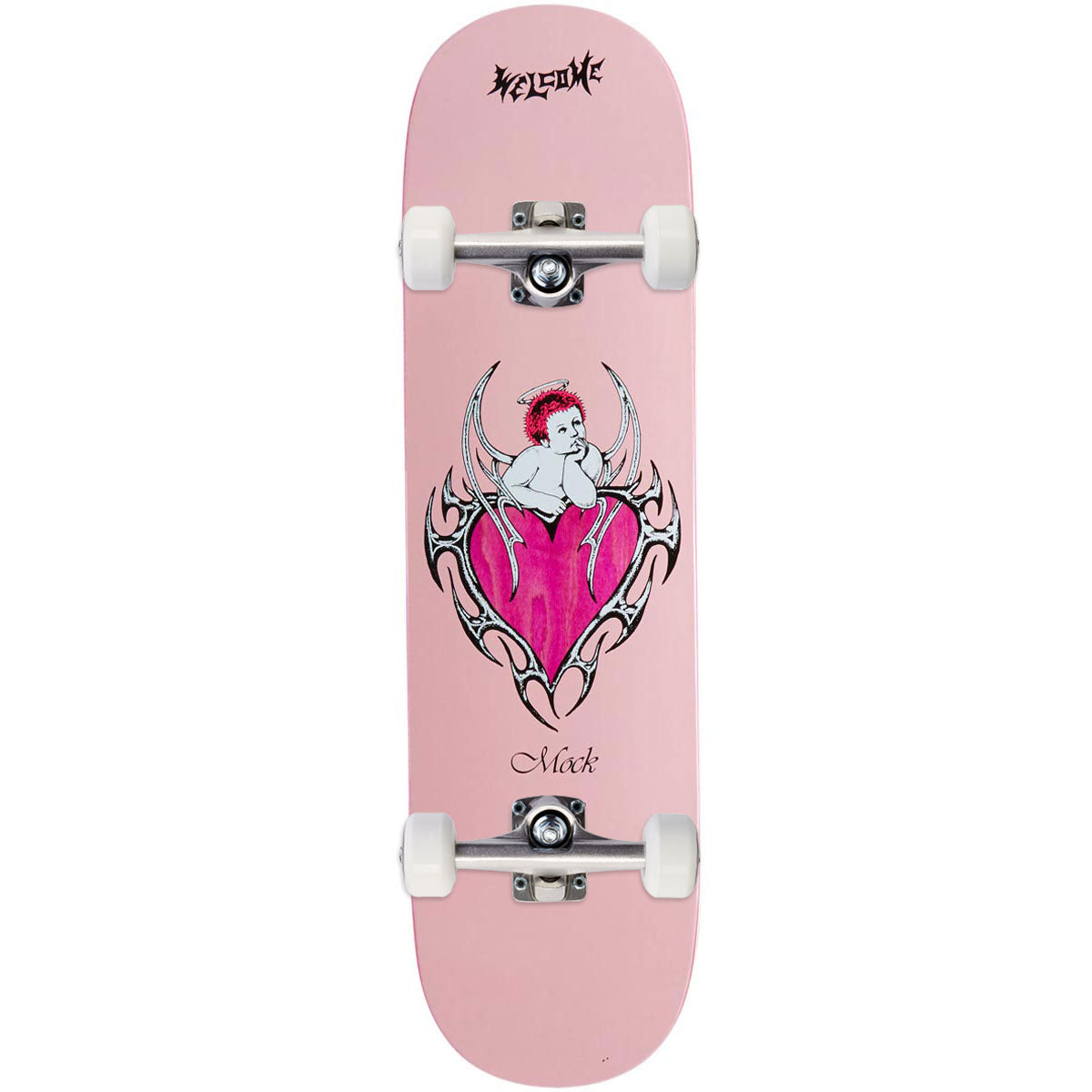 Welcome Cupid On An Island Skateboard Complete - Pink - 8.38