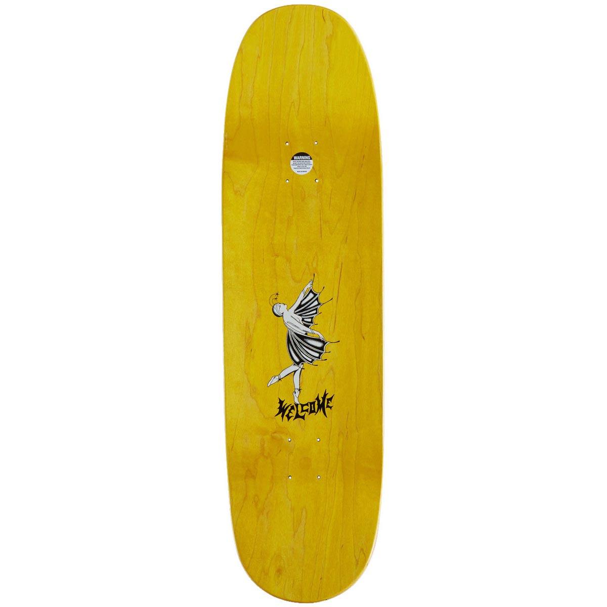 Welcome Dancer On A Baculus 2 Skateboard Complete - White/Gold Foil - 9.00