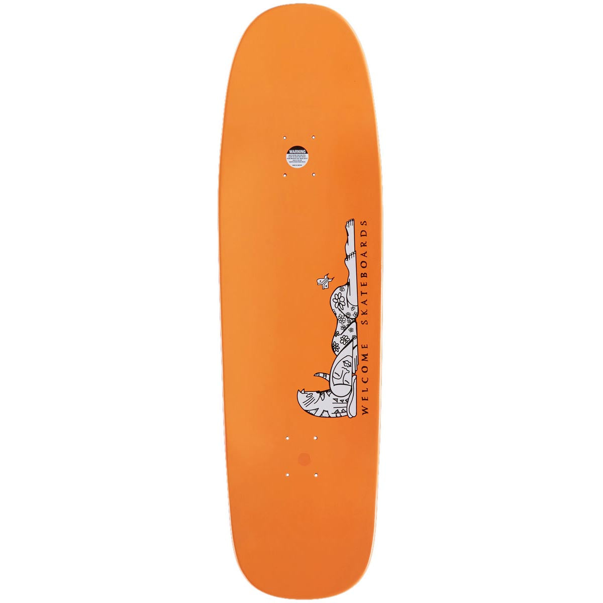 Welcome Love Is Essential On A Golem Skateboard Complete - Orange Dip - 9.50