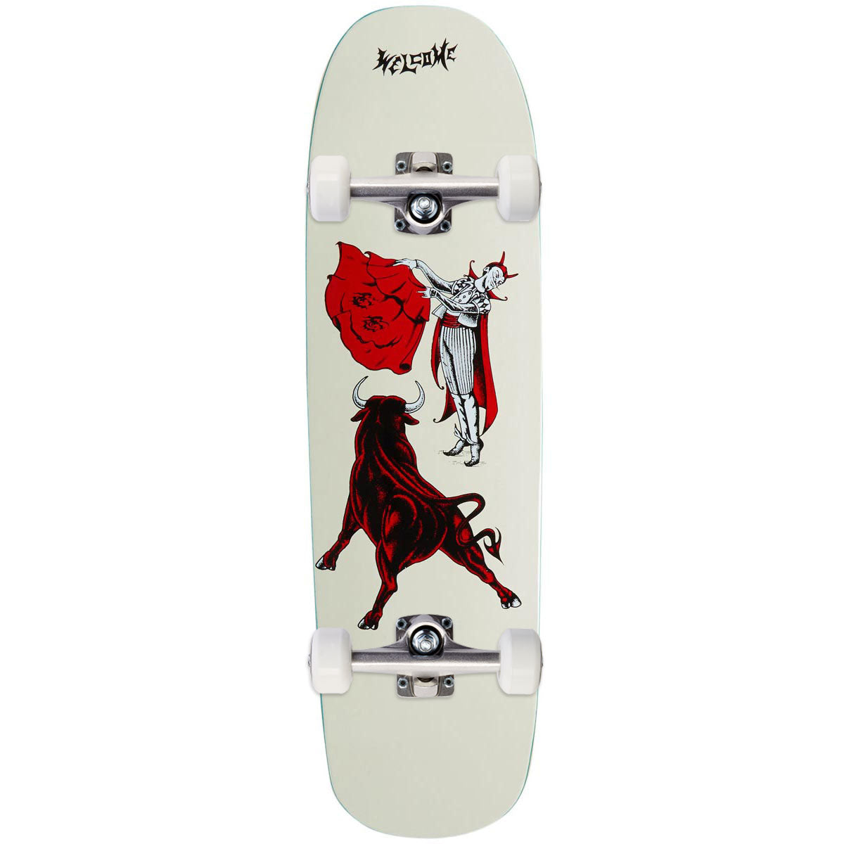 Welcome Matador On A Panther Skateboard Complete - Bone - 9.00