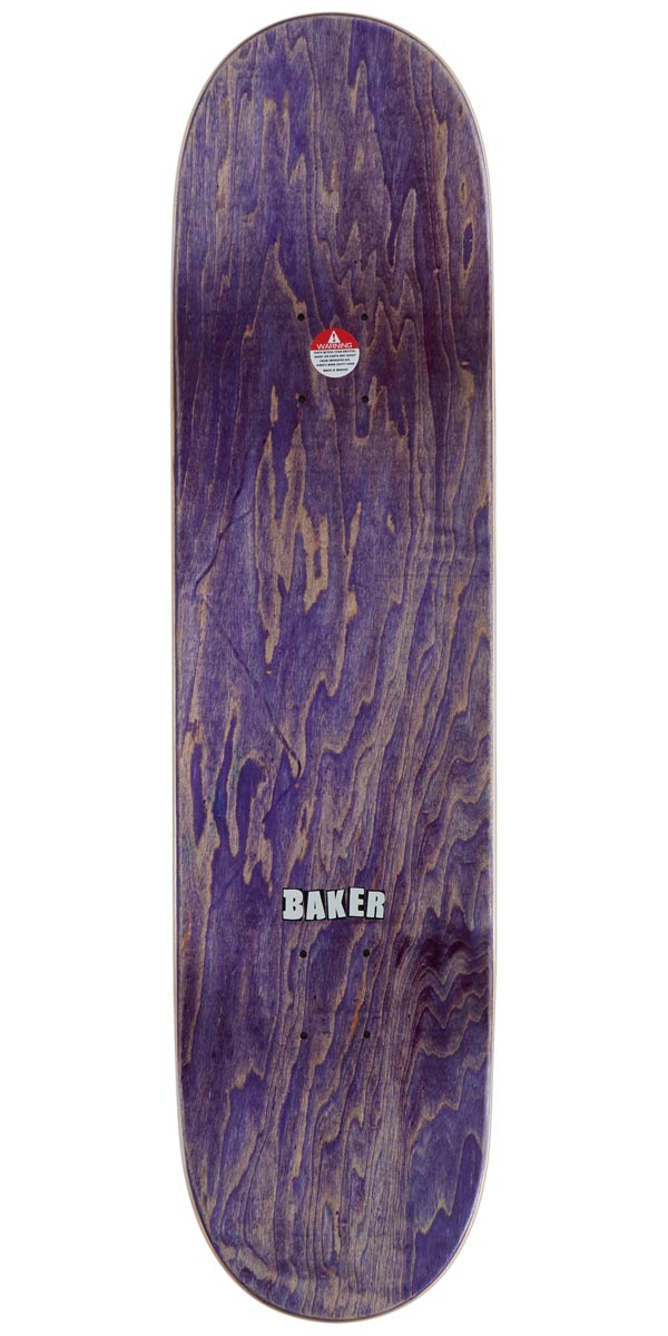 Baker Rowan Stacked Name B2 Skateboard Deck - Blue - 8.25