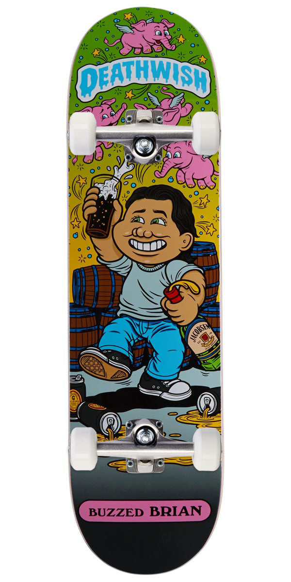 Deathwish Bod Low Life Kids Skateboard Complete - 8.38