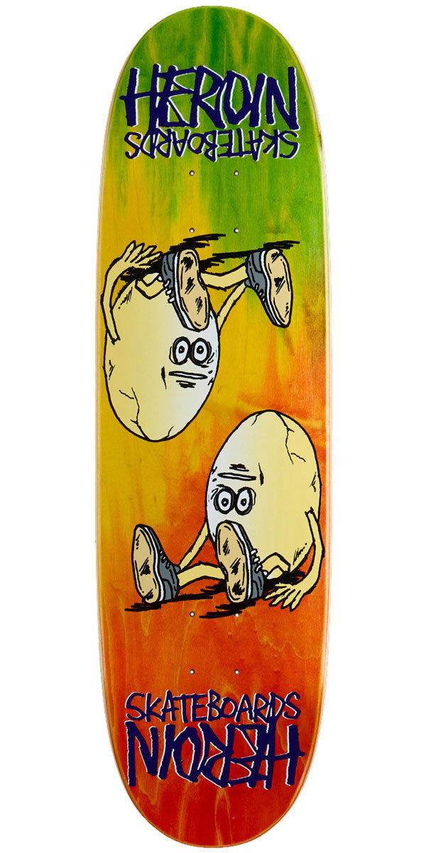 Heroin Symmetrical Egg Rainbow Ply Skateboard Deck - 8.75