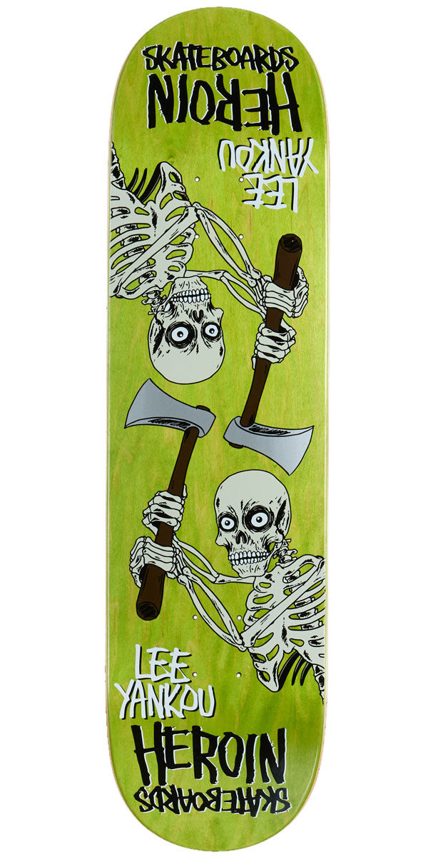 Heroin Yankou Axe Symmetrical Skateboard Deck - 8.25