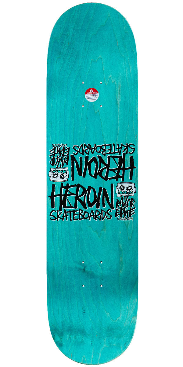 Heroin Yankou Axe Symmetrical Skateboard Deck - 8.25