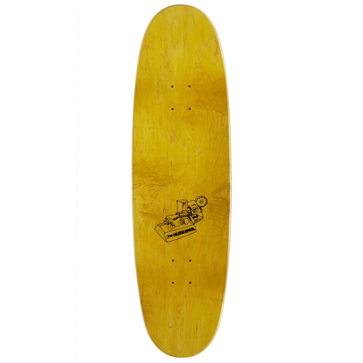 The Heated Wheel Fastball Egg Skateboard Deck - 9.25