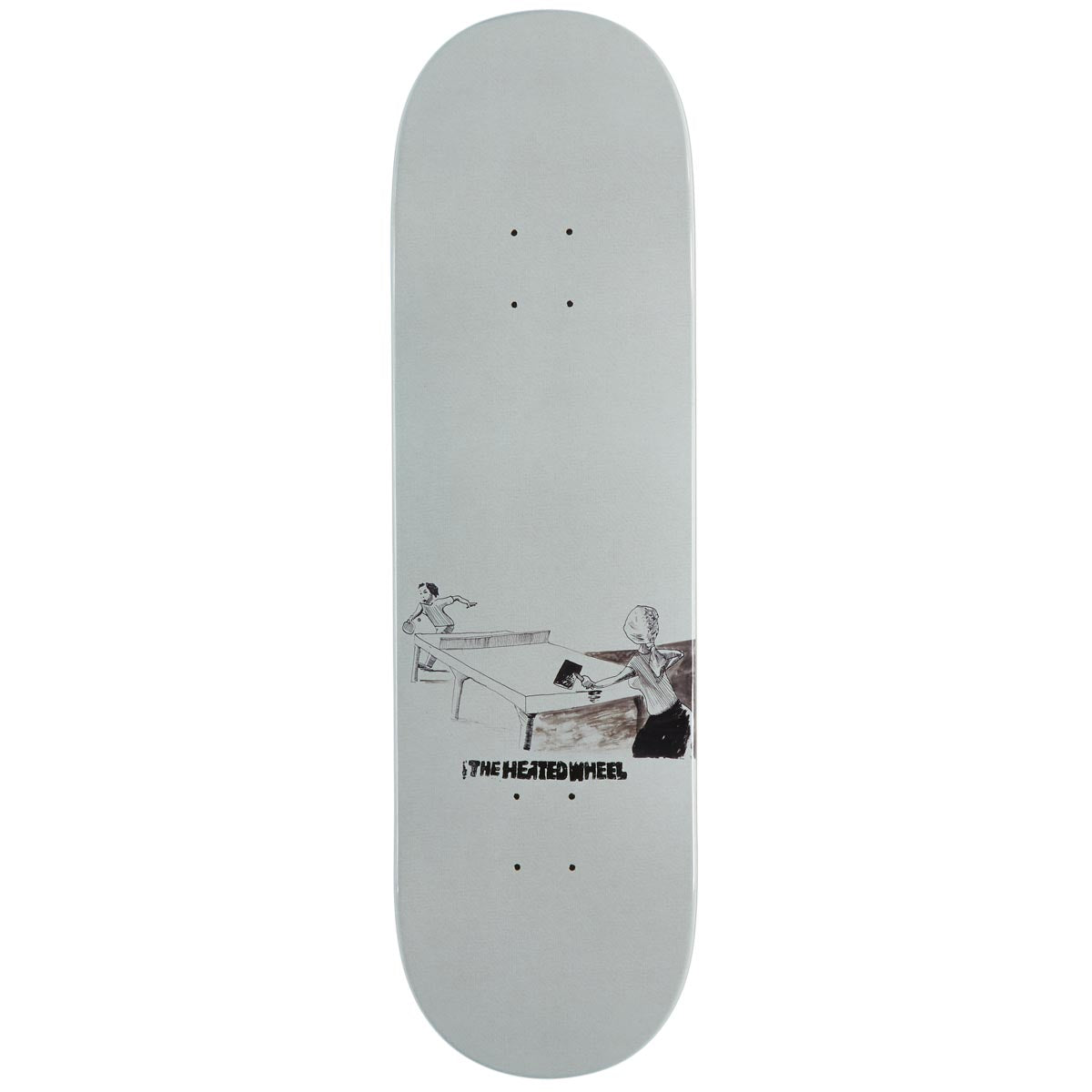 The Heated Wheel Paddleball Skateboard Deck - 9.00