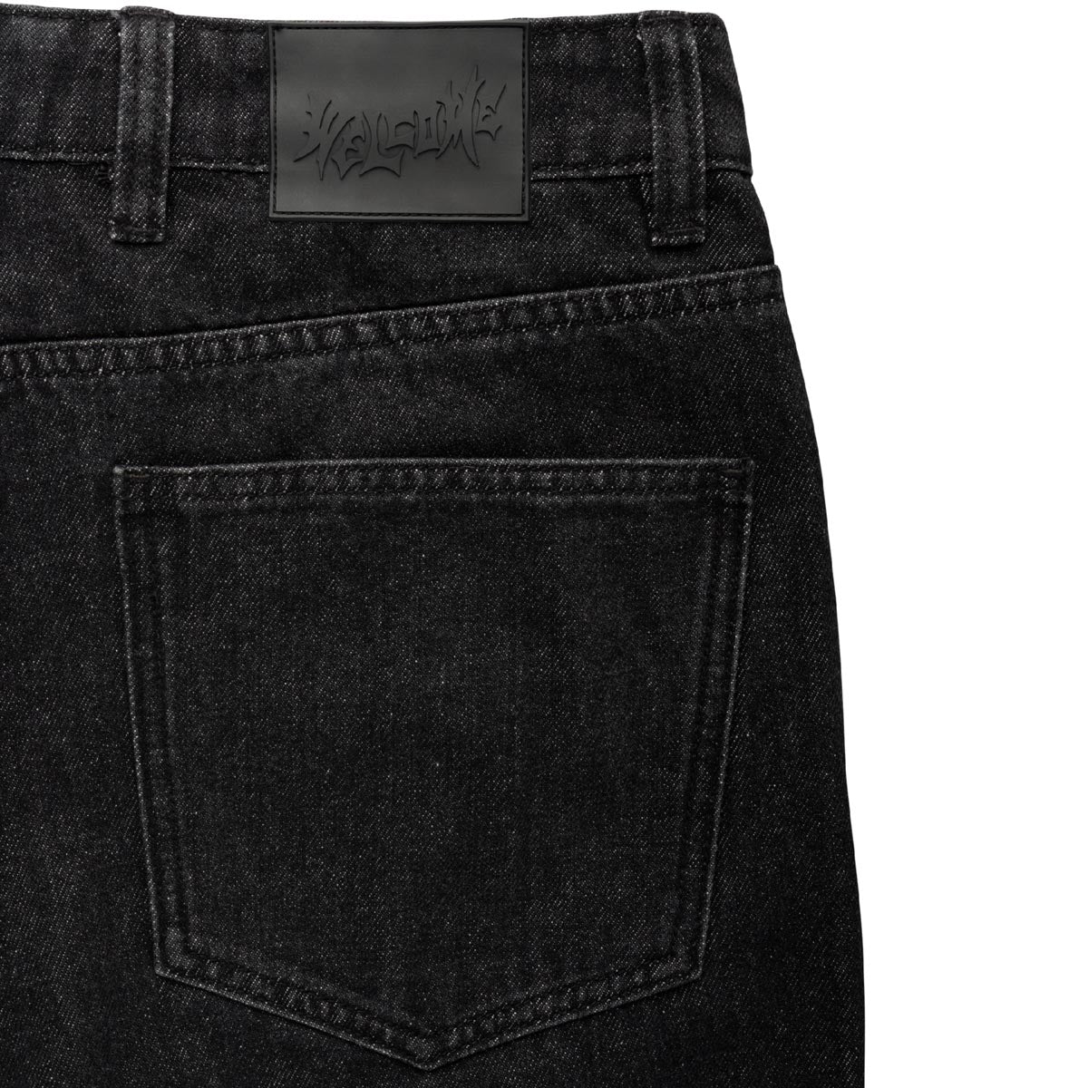 Welcome Immortal Loose Straight Denim Jeans - Washed Black image 4