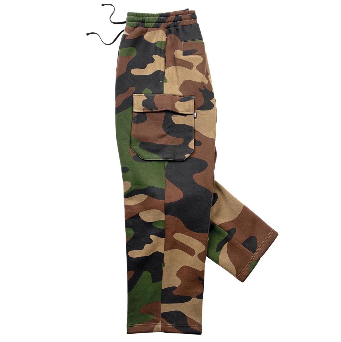 DGK OGs Fleece Cargo Pants - Woodland Camo image 3