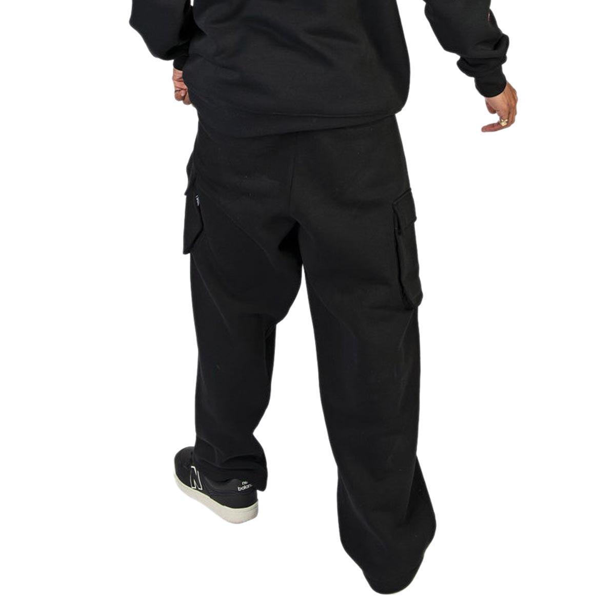 DGK OGs Fleece Cargo Pants - Black image 5