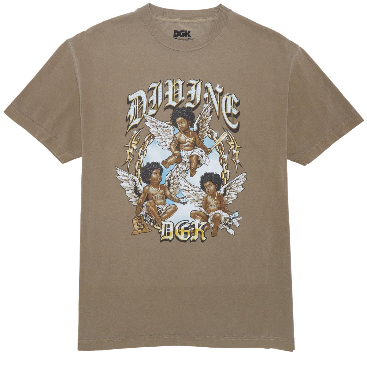 DGK Wings T-Shirt - Washed Tan image 1