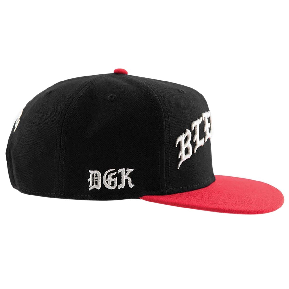 DGK Guerrero Snapback Hat - Black/Red image 4