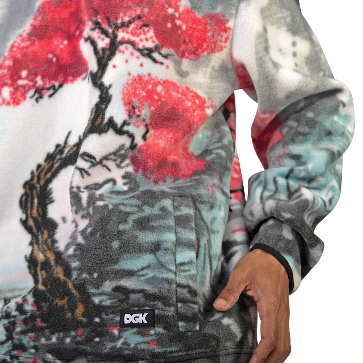 DGK Paradise Polar Fleece Sweatshirt - Multi image 3